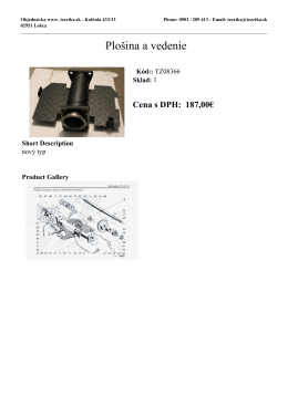 Plo&scaron;ina a vedenie