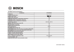 ᢰᵟ৲ᮠ (Technical parameters) ` 8001050687 (9609) - bsh