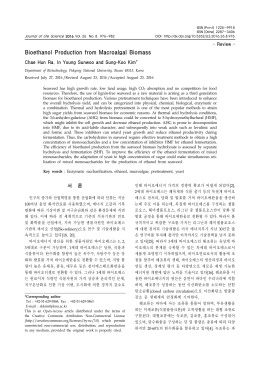 Bioethanol Production from Macroalgal Biomass