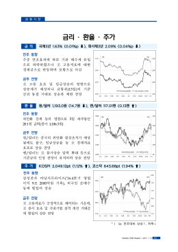 금리 · 환율 · 주가