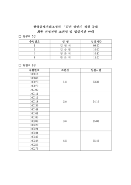 (연구직5급 및 일반직6급)