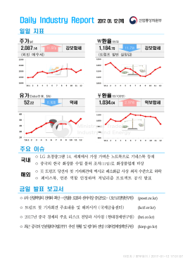 Daily Industry Report 2017. 01. 12(목)