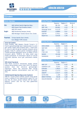 Gündem - Ekspres Forex