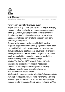 Dosya İndirin - İsmail Hakkı TONGUÇ Belgeliği Vakfı