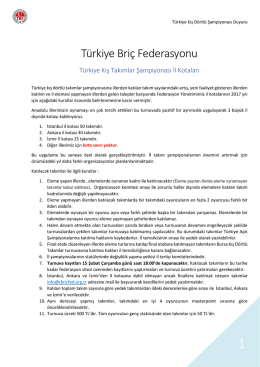 tıklayınız - Türkiye Briç Federasyonu