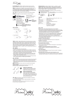 PRIMABELLA IFU 6006040 Rev C Back Registered Trademark