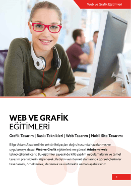 web ve grafik eğitimleri