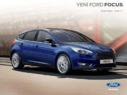 Focus Fiyat Listesi (Ocak 2017)