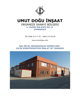 Güncel Katalog - umut doğu inşaat