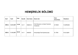 09.01.2017 Tarihinde İptal Olan Sınavlara İlişjkin Duyuru