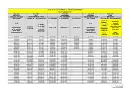 2016-2017 GÜZ DÖNEMİ 2. VİZE YERLEŞİM PLANI ÖRGÜN