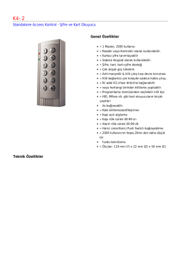 Standalone Access Kontrol