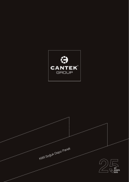 Kilitli Soğuk Depo Paneli - Cantek Soğutma Sistemleri