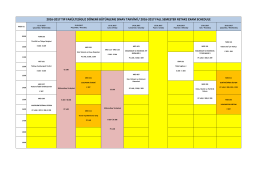 2016-2017 tıp fakültesiguz dönemi bütünleme sınav takvimi / 2016