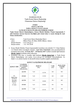 TC BAŞBAKANLIK Toplu Konut İdaresi