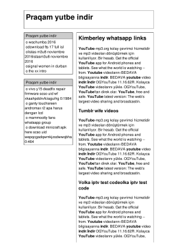 Praqam yutbe indir