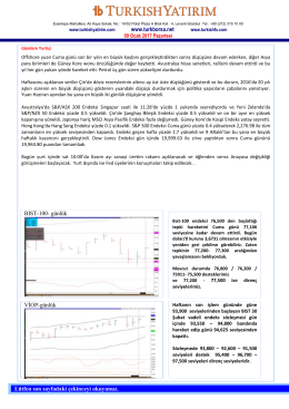 Günlük Bülten - Turkborsa.net