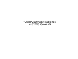 türk havak üyeleri web sitesi alışveriş aşamaları