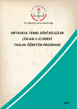 ORTAOKUL TEMEL DİNİ BİLGİLER (İSLAM 1