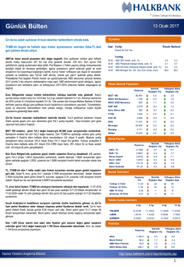 B&uuml;ltenin tamamına ulaşmak i&ccedil;in l&uuml;tfen tıklayınız.