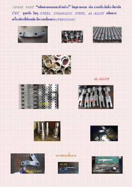SPARE PART &ldquo;ผลิตตามแบบและตัวอย่าง&rdquo; วัสดุตามแบบ เช่ CN
