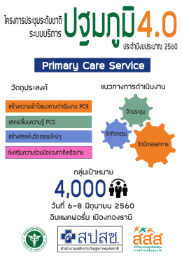 โครงการประชุมระดับชาติ