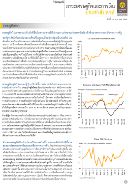 เศรษฐกิจโลก - ธนาคารกรุงศรีอยุธยา