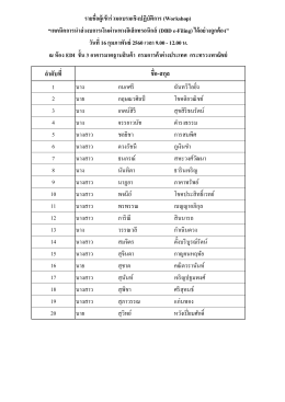 ล ำดับที่ ชื่อ-สกุล