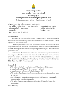 กลุ่มสาระการเรียนรู้