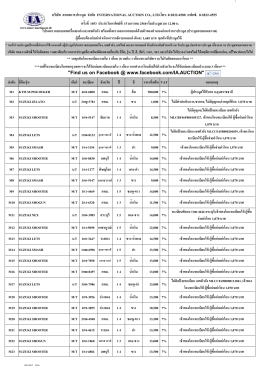 รถจักรยานยนต์ - บริษัท สากล การ ประมูล จำกัด