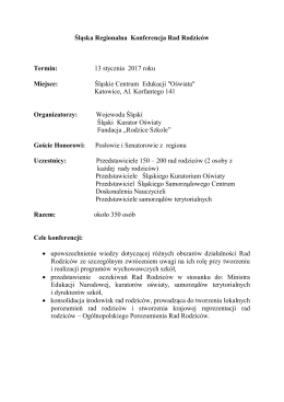 program konferencji