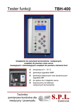 Karta katalogowa - TesteryMedyczne.pl