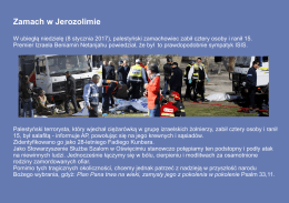 atak terrorystyczny w jerozolimie - Stowarzyszenie Służba Szalom