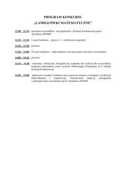 program konkursu