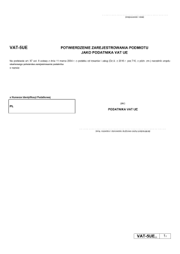 VAT-5UE(2) - Potwierdzenie zarejestrowania