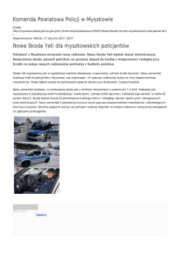 Generuj PDF - Komenda Powiatowa Policji w Myszkowie