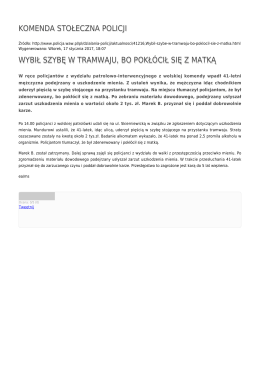 Generuj PDF - Komenda Stołeczna Policji