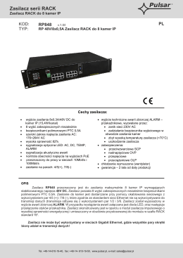 Zasilacz serii RACK