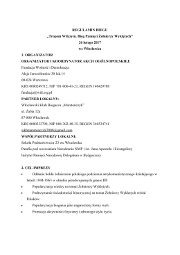 tropem wilczym regulamin