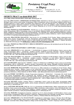 Powiatowy Urząd Pracy w Słupcy
