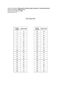 Planowanie i realizacja zadań związanych z ochroną