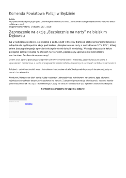 Generuj PDF - Komenda Powiatowa Policji w Będzinie