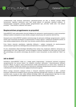 Poznaj CylancePROTECT