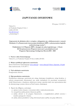 Zapytanie ofertowe