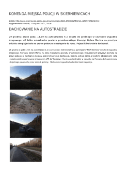 Generuj PDF - Komenda Miejska Policji w Skierniewicach