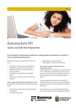 Zaoczny kurs SFI
