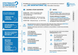 Jak może pomóc Rzecznik Finansowy