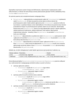 Zaprojektuj rozproszony system służący do