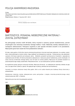Generuj PDF - Policja Warmińsko