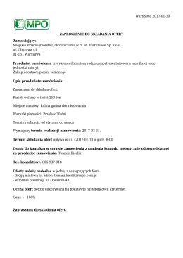 Zakup i dostawa piasku wiślanego